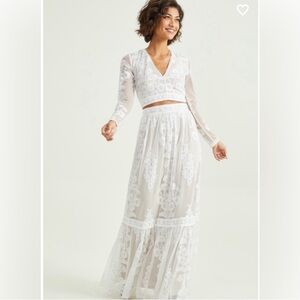 Altar’d State Maude Lace Maxi Skirt